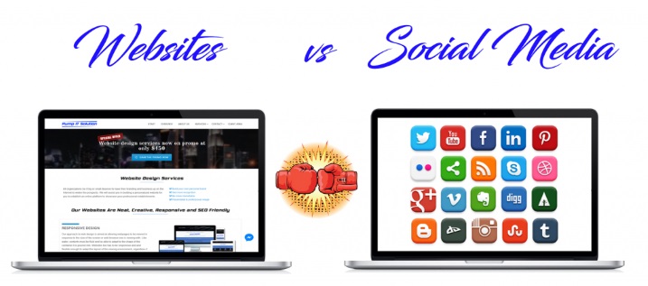 Pump IT Solution Website vs Social Media